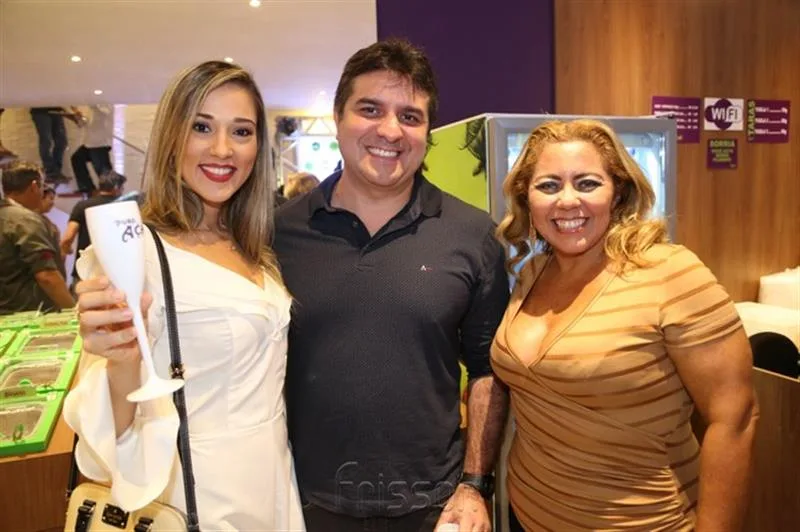Alice Colares, Iury Rolim e Virginia Bastos