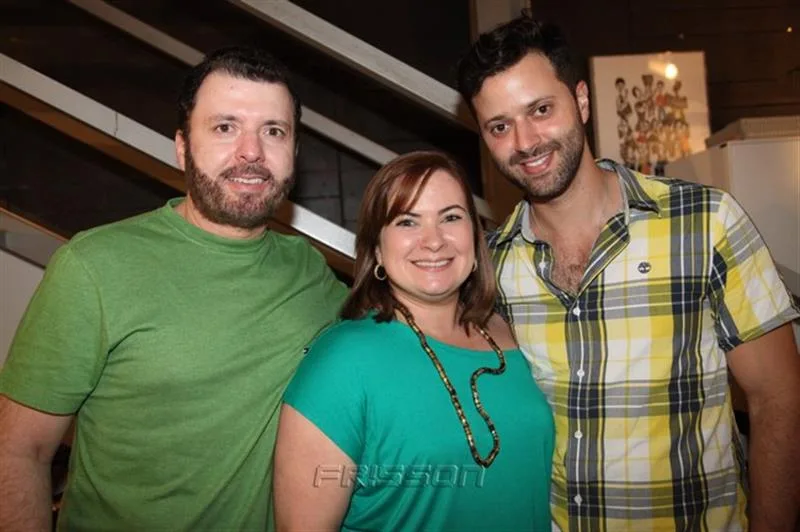 Cesar Martins, Briane de Castro e Daniel Eleuterio