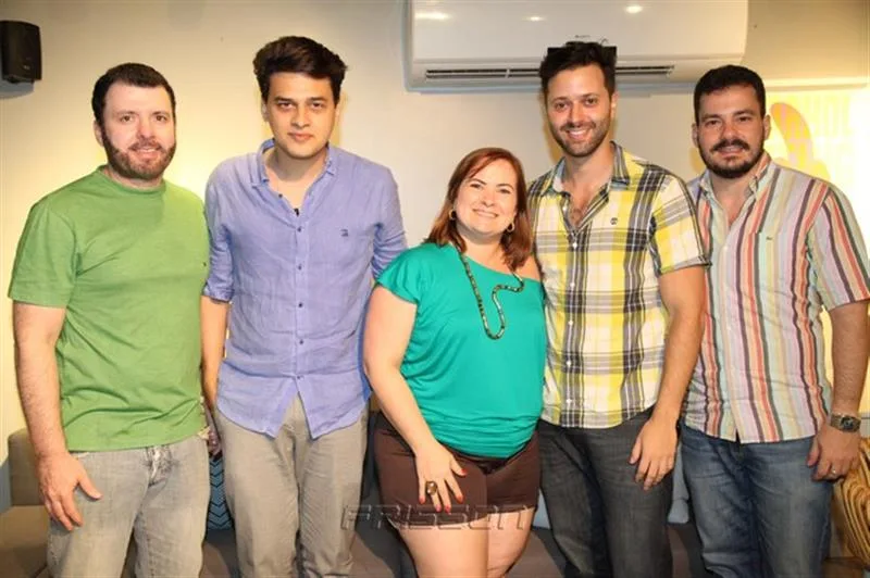 Cesar Martins, Pablo Guterres, Briane de Castro, Daniel Eleuterio e Miguel Filho