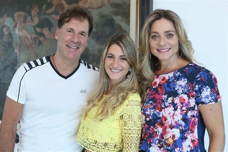 Arthur, Bruna e Celia Magalhaes
