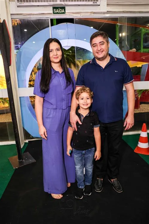 Aline Cordeiro, Theo Torres e Edilberto Silveira