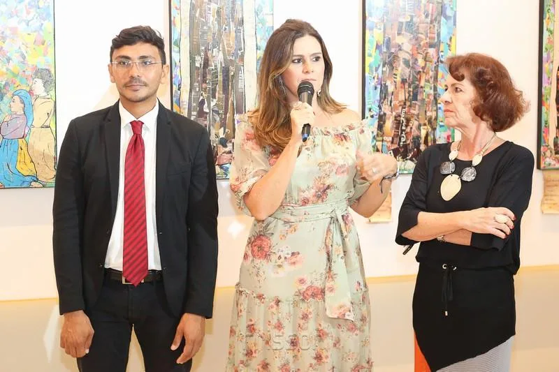 Adriano Paz, Ivana Bezerra e Lilia Quinderé