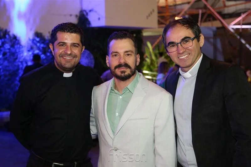 Ir. Leandro Dutra, Miguel Filho e Frei Ricardo Régis