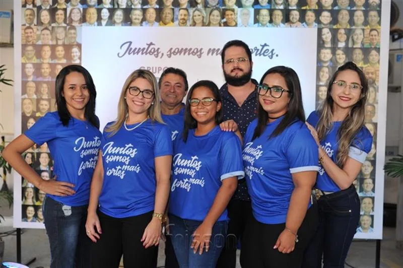 Aline Rodrigues, Carol Assunção, Audizio Lima, Ariadna Costa, Alexandre Saveh, Amanda Moura e Mikaela Sampaio