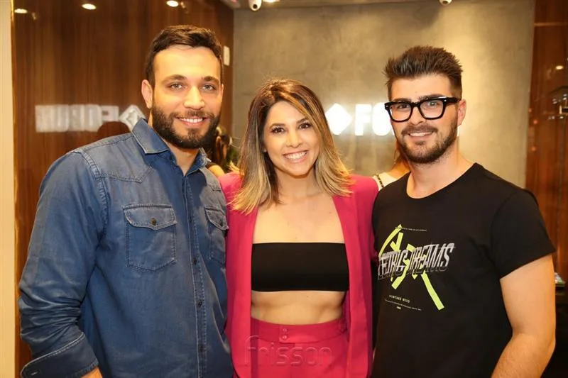 Bruno Delfino, Fabiana Figueiredo e Jeferson Schwartz
