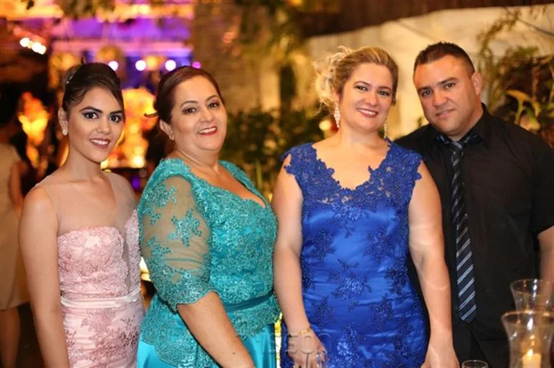 Alice Diógenes, Leudes Mota, Talita Diógenes e Valdir Bezerra