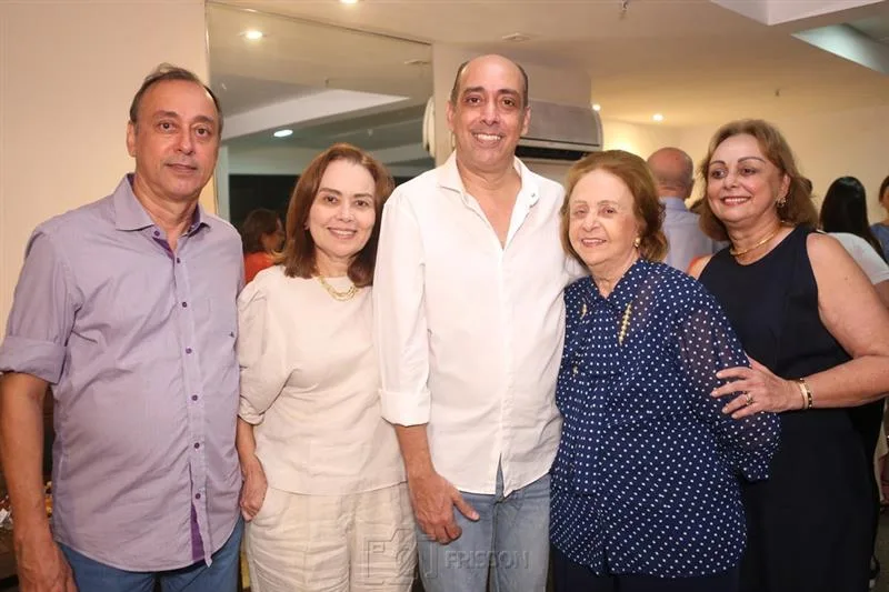 César, Tânia, Marcelo, Ivoni e Rosângela Ponte