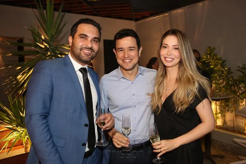 Daniel Maia, Renato Athila e Priscila Távora