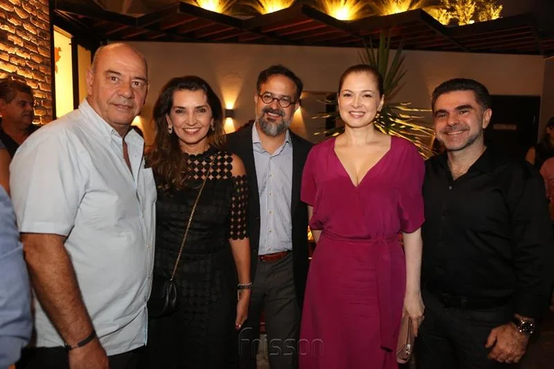 Fernando, Marcia Travessoni, Márcio Crisóstomo, Cheyla e Isaac Furtado