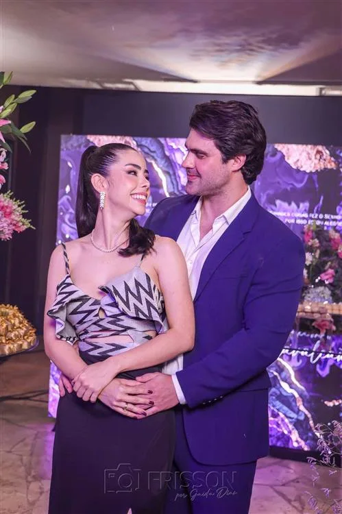 Aline Ribeiro e Francisco Viana Júnior