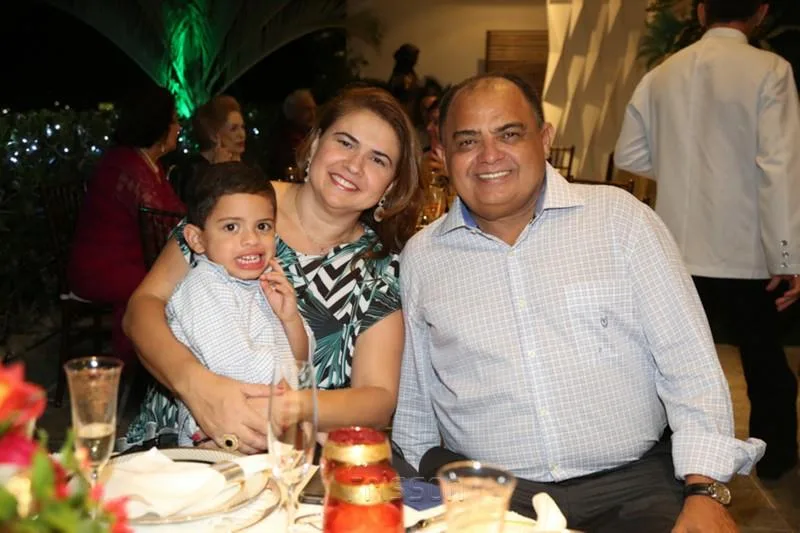 David, Ana Maisa e Teodoro Santos