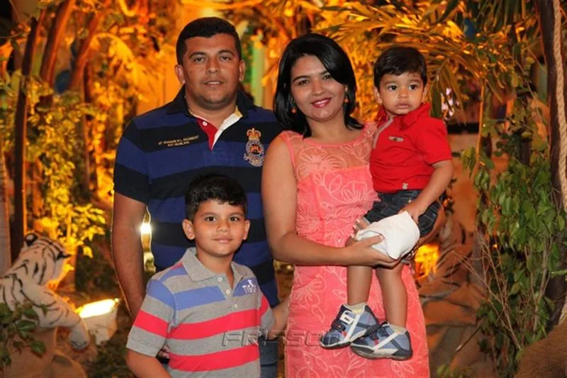 Adriano Oliveira, Gabriel, Elissandra e Guilherme