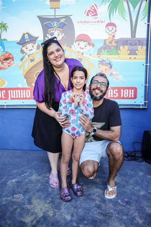 Carolina, Sofia e Guilherme Sousa