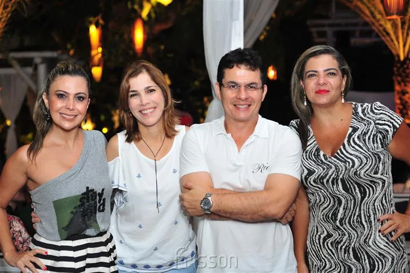 Cláudia Peter, Maira Pinheiro, Edimar Fernandes e Andreia Peter