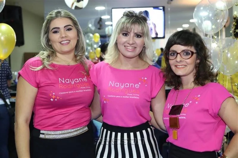 Ana Lima, Nayane Roodrigues e Samanta Perim