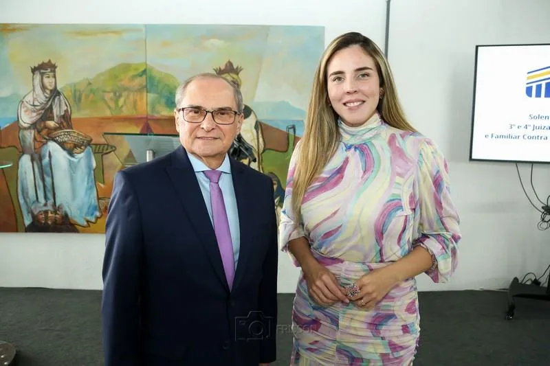 Abelardo Benevides e Jade Romero
