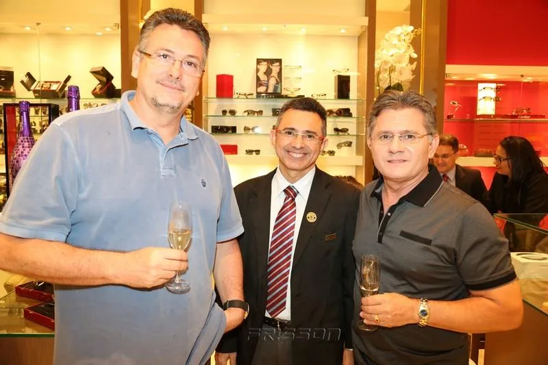 Cássio Ribeiro, Carlos Gomes e Francisco Andrade