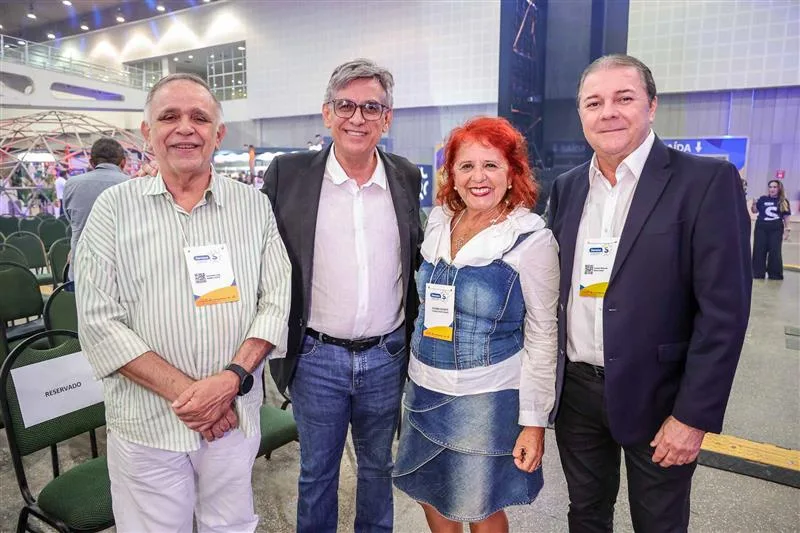 Antônio José Gomes, Cid Alves, Fátima Duarte e Eliseu Barros