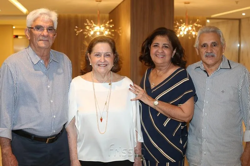 Assis e Mirian Machado, Conceição e Emanuel Capistrano
