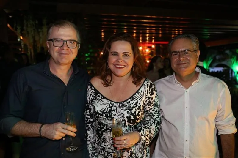 Eric, Renata Raguet e Jose Ibiapina