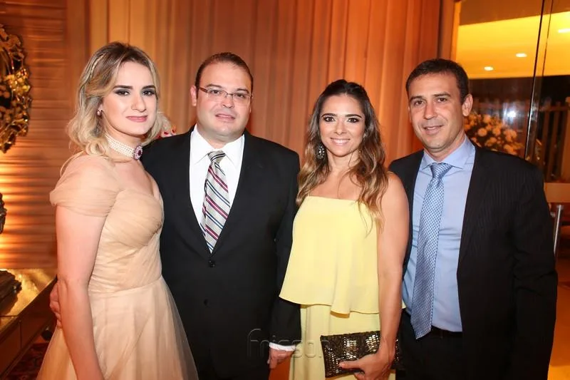 Aline Santos, Tom Freire, Cintia Vasconcelos e Leonardo Leal