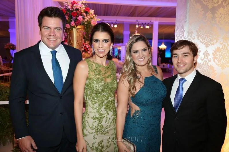 André Campos, Larissa Benevides, Flávia Botelho e Diogo Benevides