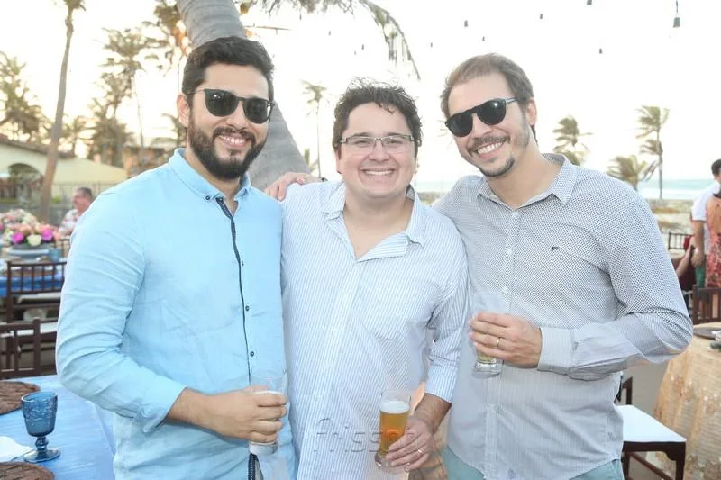 André Miazaki, Felipe Pinho e Mario Nogueira