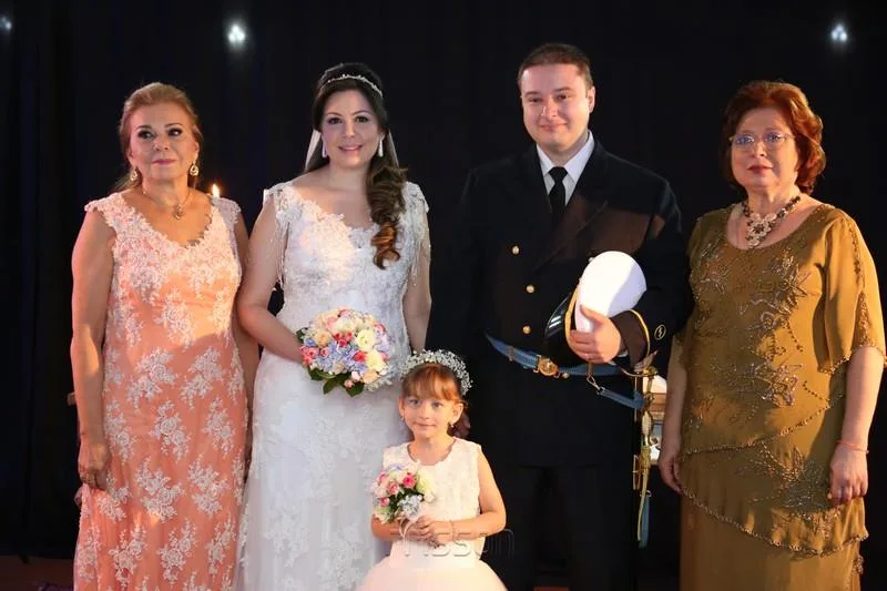 Casamento de Theoharis e Liane Bastos