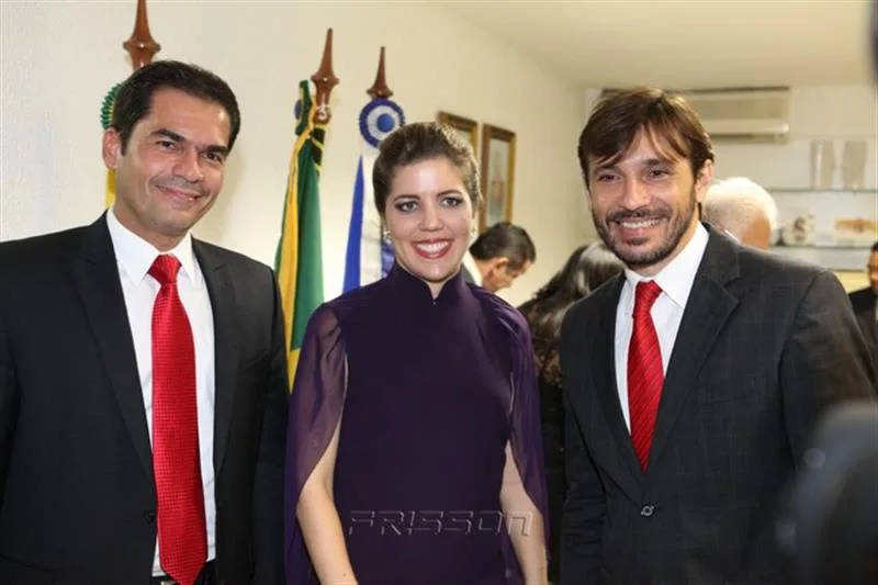 Cândido Pinheiro, Ticiana Queiroz e Guilherme Sampaio