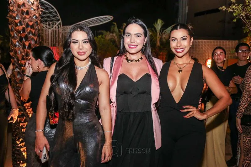 Camila Araújo, Izabelita Machado e Mikayla Azevedo