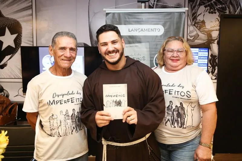 Antônio, Frei Wilter Malveira e Fátima Malveira
