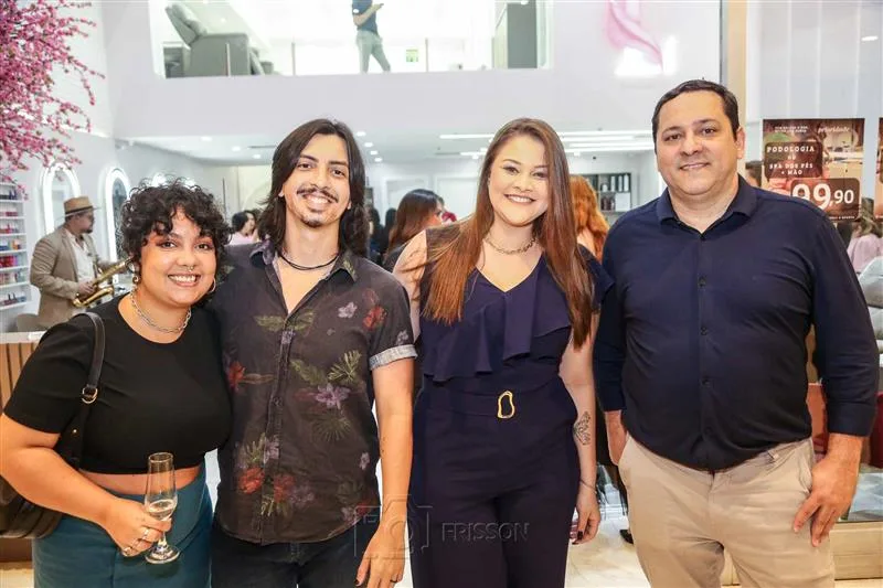 Isabella Bernardo, Hiago Sandro, Yasmim Oliveira e Rogério Queiroz