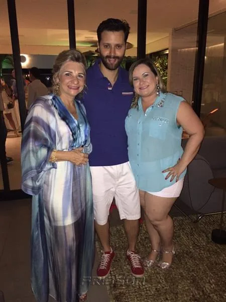 Rosângela Dias, Daniel Eleutério e Briane de Castro