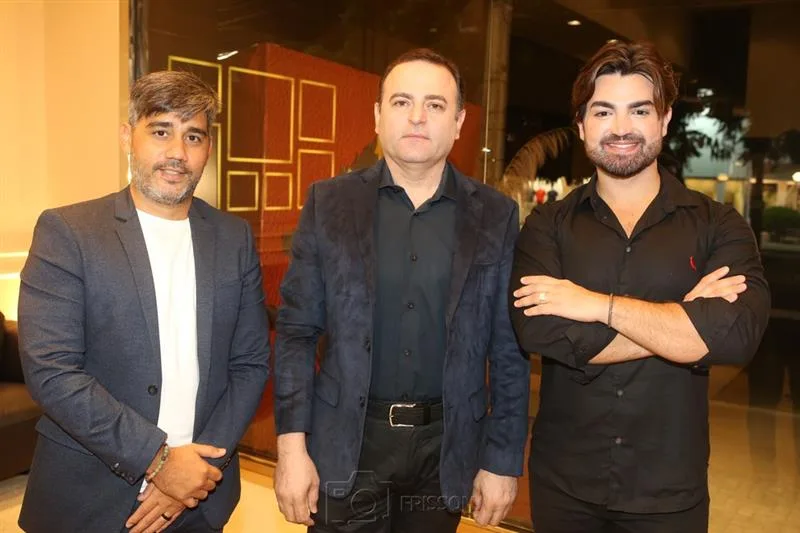 Bernardo Sfoggia, Salatiel Rebouças e José Fontenele