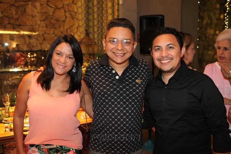 Fabiana Leite, Carlos Zaranza e Marcílio Sousa