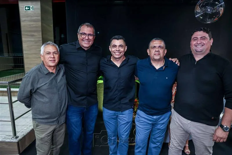 Amilton Guedes, Carlos Esteves, Jusie Estêvão, Thomas Aquino e Luis Alves