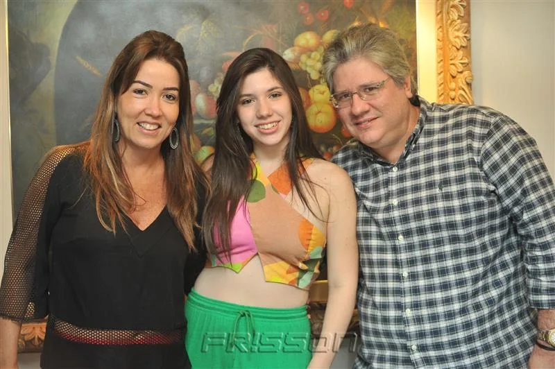 Ana Vládia, Maria Eduarda e Cássio Sales