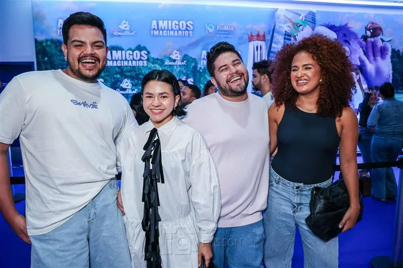 Caio Ribeiro, Jessica Ramos, Mario Maciel e Kelly Araújo