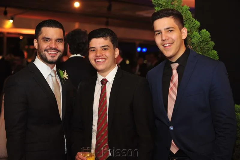 Augusto, Carlos Henrique e João Pedro Borges