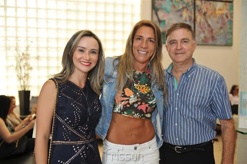 Celina Frota, Monica Nuglio e Haim Erel