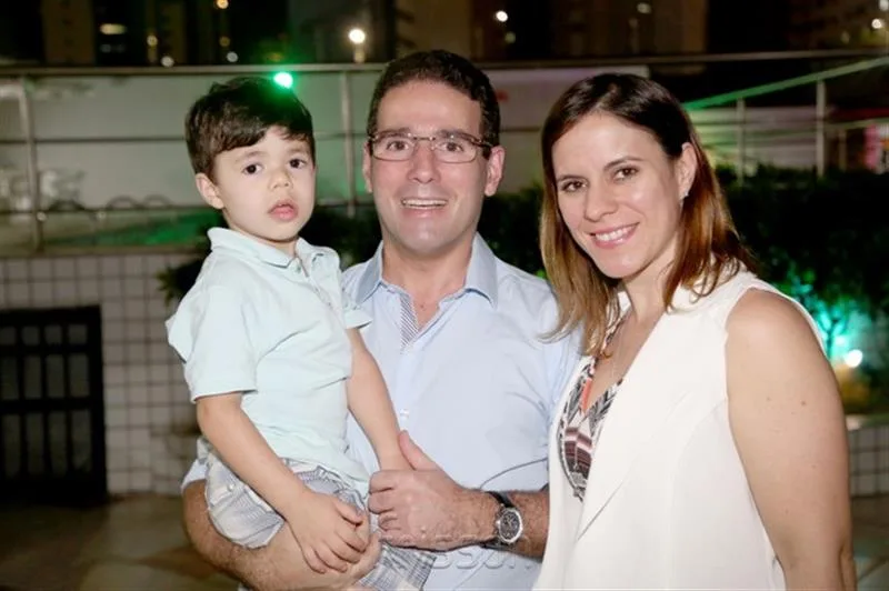 Beijamin, Roberto e Fernanda Araujo