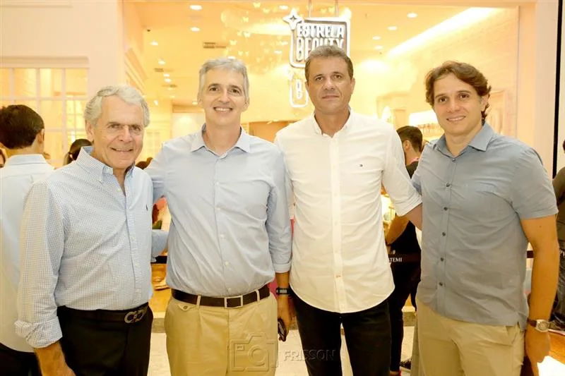 Carlos Tilkian, Leonardo Jereissati, Wellington e Benjamim Oliveira