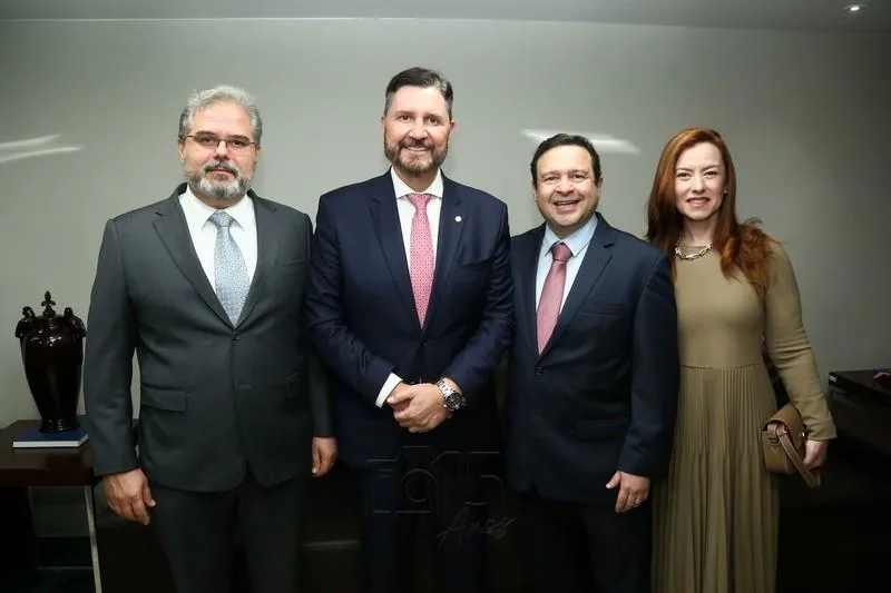 Edson Neto, Romeu Aldigueri, Igor Barroso e Aline Félix