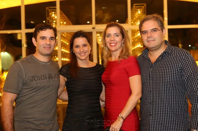 Abelardo, Viviane Rocha, Ticiana e Edson Queiroz Neto