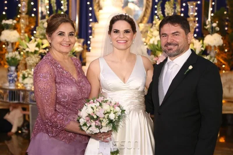 Adalberto, Jessica e Herta Sousa
