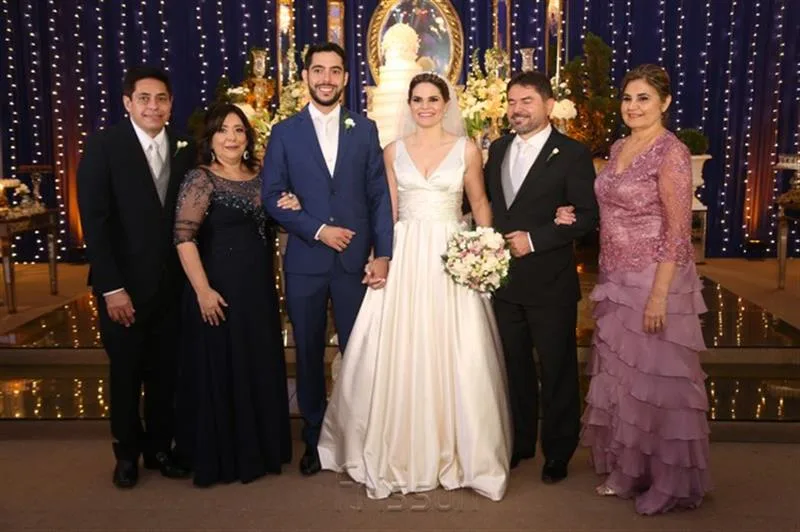 Alfredo Marques, Sonia, Felipe Bayma, Jessica, Adalberto e Herta Sousa