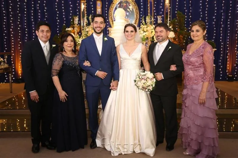 Alfredo Marques, Sonia, Felipe Bayma, Jessica, Adalberto e Herta Sousa