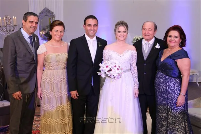 Andre, Islani, Reno Verçosa, Carolina, Pedro Luis e Fatima Ciarlini