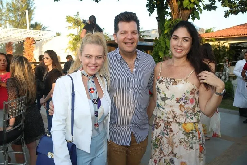 Branca Mourão, Gustavo Serpa e Izabela Fiúza