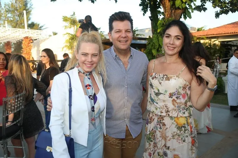 Branca Mourão, Gustavo Serpa e Izabela Fiúza